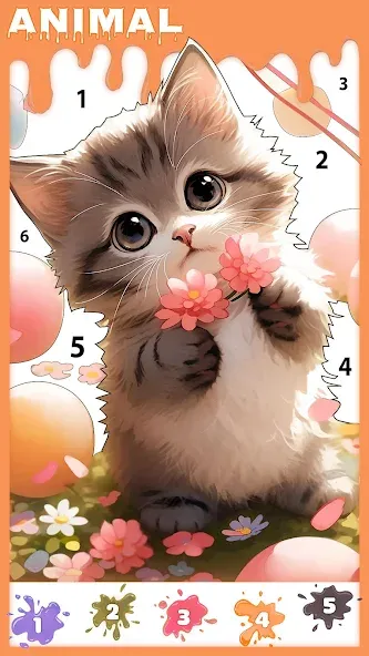 Paint Color: Color by number [МОД Много денег] Screenshot 5