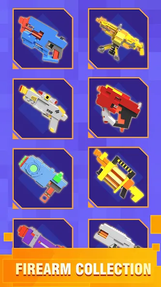 Pixel Shooting: Craft Demolish (Пиксельное стрелялка) [МОД Unlocked] Screenshot 5