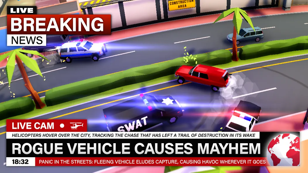 Reckless Getaway 2: Car Chase (Реклесс Гетавей 2) [МОД Много денег] Screenshot 1