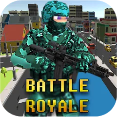 Скачать взломанную Pixel Combat: Battle Royale (Пиксельный бой)  [МОД Бесконечные монеты]
