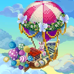 Взломанная Pixel Isle: Art Coloring World (Пиксель Айл)  [МОД Бесконечные деньги]