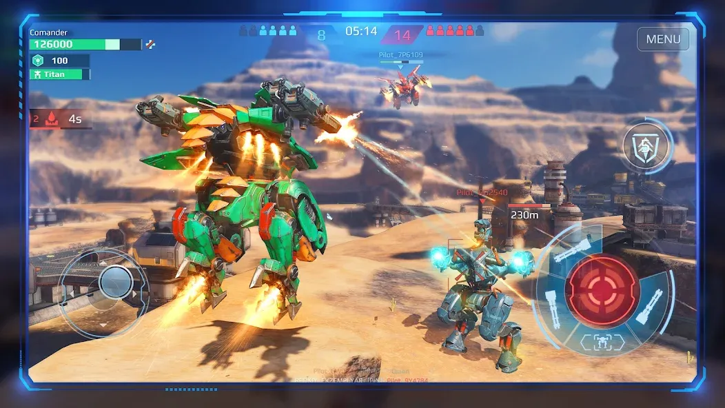 War Robots Multiplayer Battles [МОД Бесконечные деньги] Screenshot 2