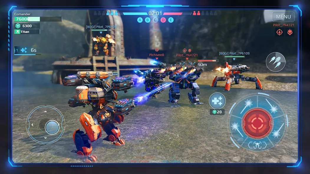 War Robots Multiplayer Battles [МОД Бесконечные деньги] Screenshot 3