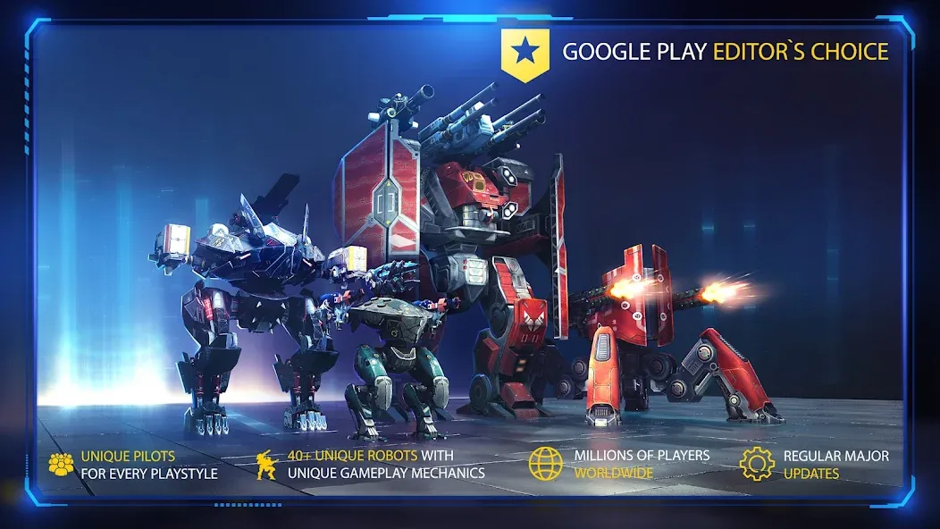 War Robots Multiplayer Battles [МОД Бесконечные деньги] Screenshot 5