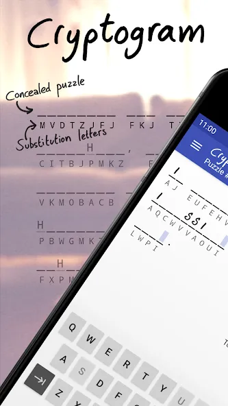 Cryptogram - puzzle quotes (Скрытограмма) [МОД Меню] Screenshot 1