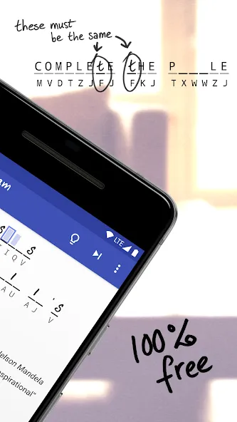 Cryptogram - puzzle quotes (Скрытограмма) [МОД Меню] Screenshot 2