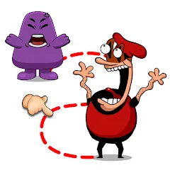 Взлом Pizza Rush Race: Fighting Boss (Пицца Раш Рейс)  [МОД Меню]