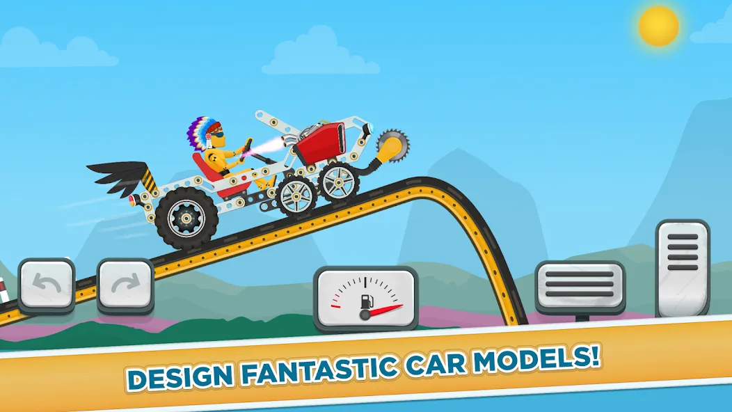 Car Builder & Racing for Kids [МОД Бесконечные деньги] Screenshot 1