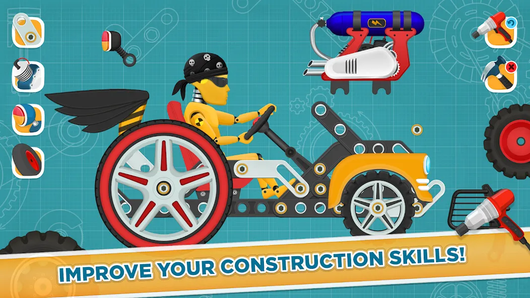 Car Builder & Racing for Kids [МОД Бесконечные деньги] Screenshot 4