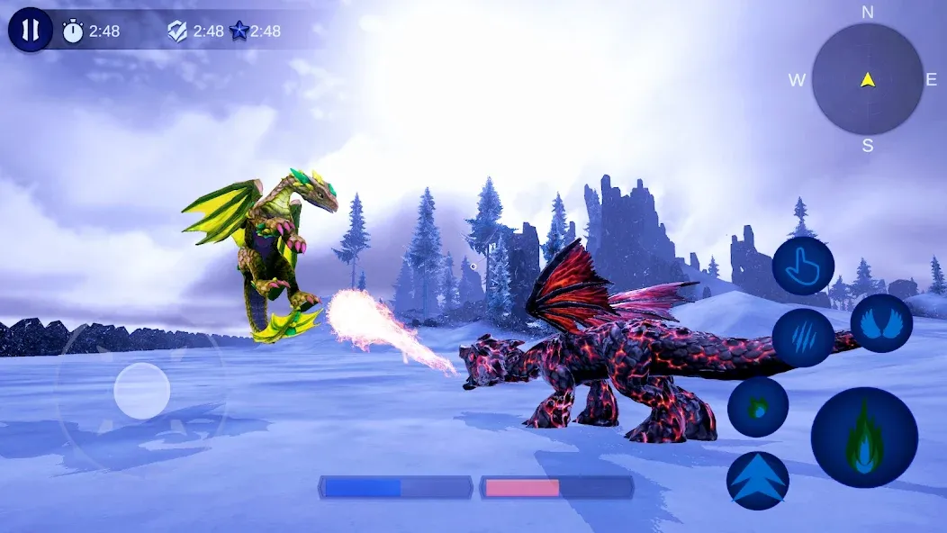 Magical Dragon Flight Games 3D [МОД Все открыто] Screenshot 1