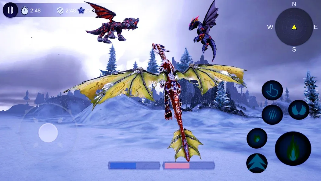 Magical Dragon Flight Games 3D [МОД Все открыто] Screenshot 3