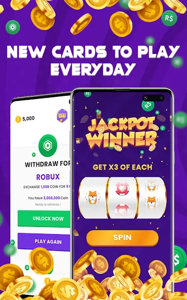Spinbux - Robux (Спинбакс) [МОД Меню] Screenshot 4