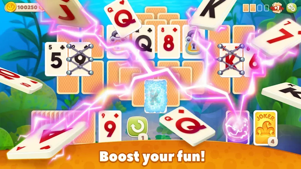 Undersea Solitaire Tripeaks (Андерси Солитэр Трипикс) [МОД Mega Pack] Screenshot 4