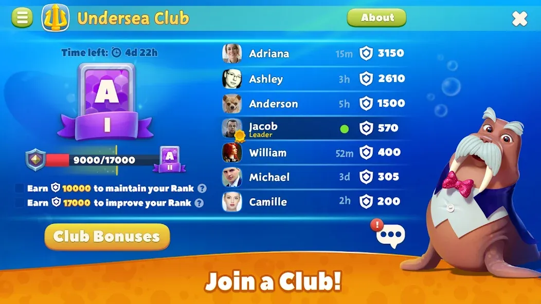 Undersea Solitaire Tripeaks (Андерси Солитэр Трипикс) [МОД Mega Pack] Screenshot 5