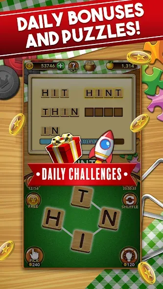 Word Collect - Word Games Fun (Ворд Коллект) [МОД Unlimited Money] Screenshot 3