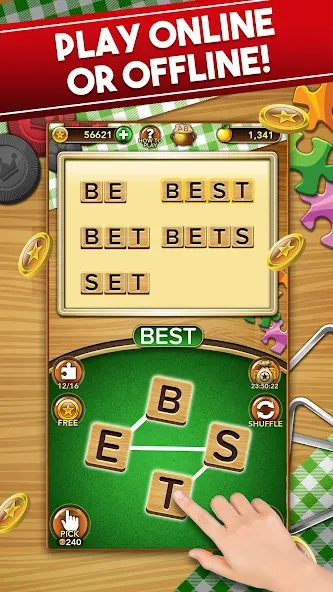 Word Collect - Word Games Fun (Ворд Коллект) [МОД Unlimited Money] Screenshot 4