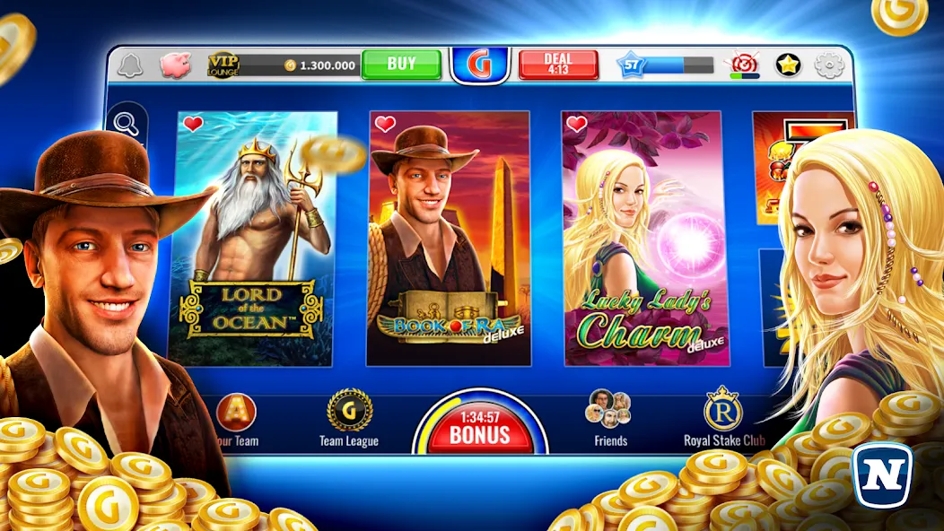 Gaminator Online Casino Slots [МОД Mega Pack] Screenshot 1