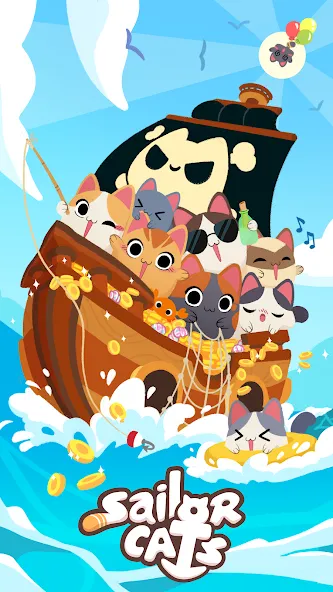 Sailor Cats (эйлор Кэтс) [МОД Unlimited Money] Screenshot 2