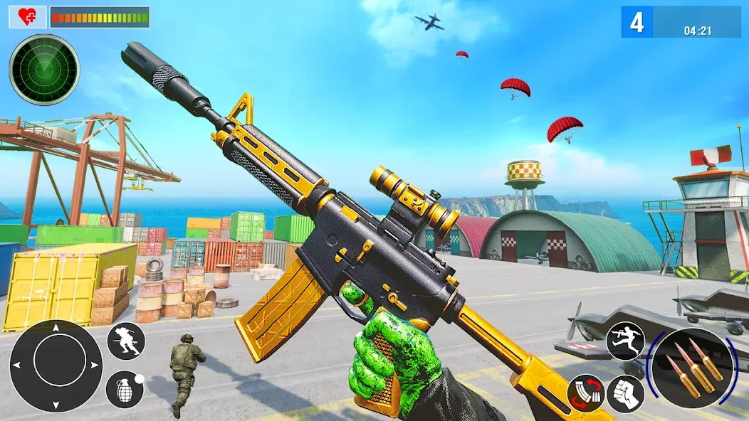 Real Commando Secret Mission (Реальная команда секретной миссии) [МОД Много монет] Screenshot 2