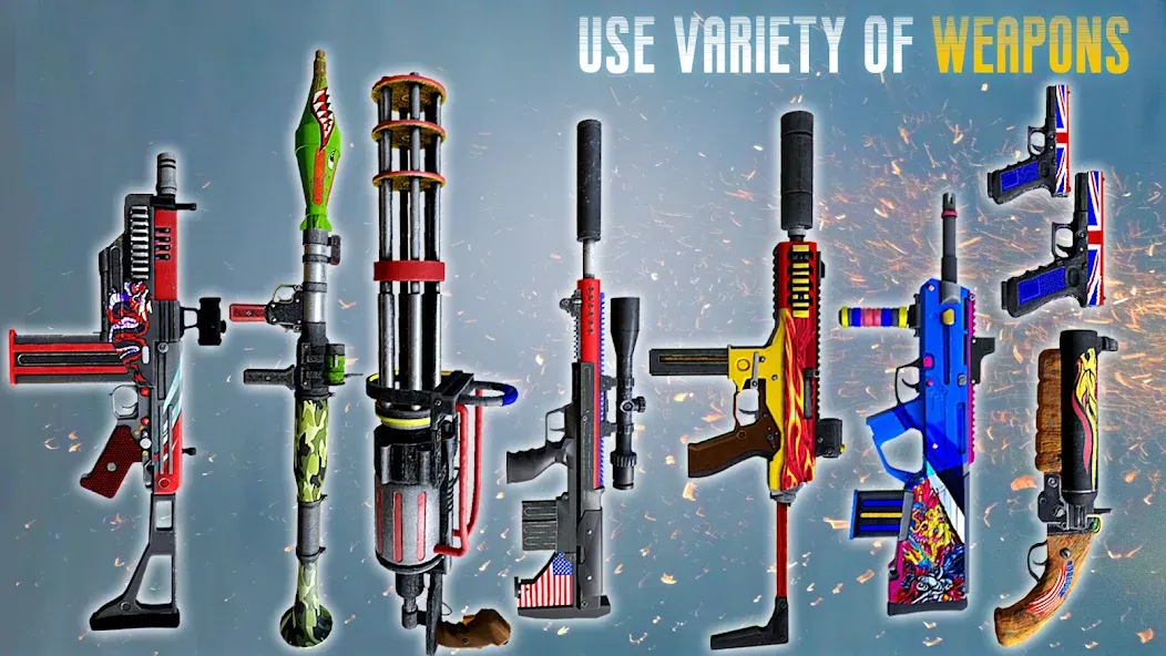 Real Commando Secret Mission (Реальная команда секретной миссии) [МОД Много монет] Screenshot 3