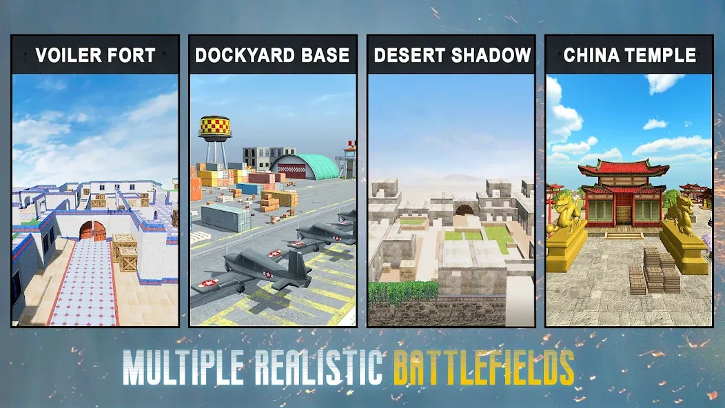 Real Commando Secret Mission (Реальная команда секретной миссии) [МОД Много монет] Screenshot 5