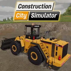 Скачать взломанную Construction City Simulator (Конструкция Сити Симулятор)  [МОД Бесконечные монеты]