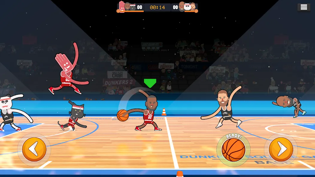 Dunkers 2 (Данкерс 2) [МОД Бесконечные деньги] Screenshot 2