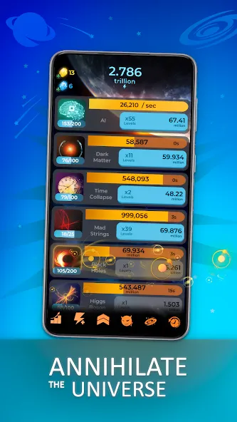 Annihilation - Space Tycoon (Аннигиляция) [МОД Все открыто] Screenshot 1