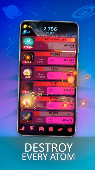 Annihilation - Space Tycoon (Аннигиляция) [МОД Все открыто] Screenshot 3