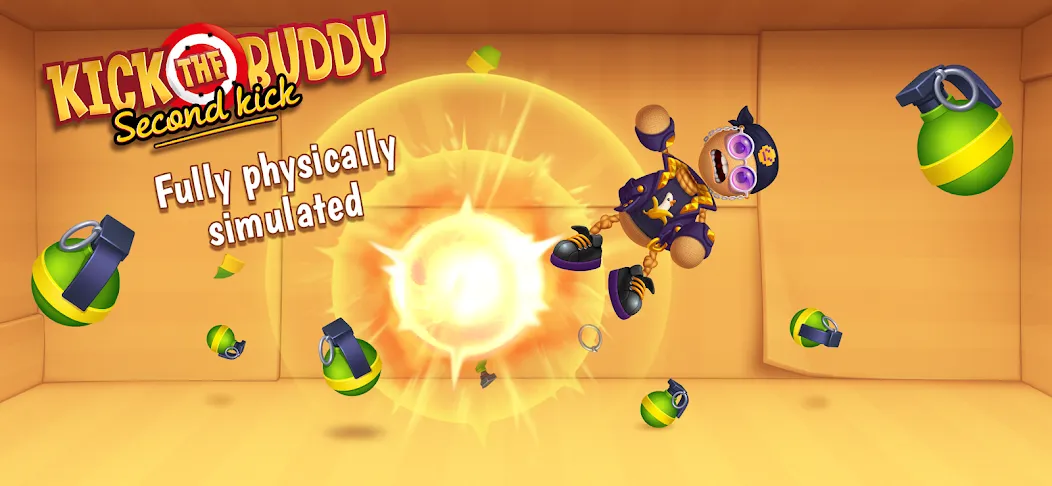 Kick the Buddy: Second Kick (Кик зе Бадди) [МОД Menu] Screenshot 1