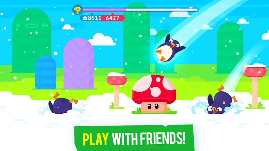 Bouncemasters: Penguin Games (Баунсмастерс) [МОД Mega Pack] Screenshot 3