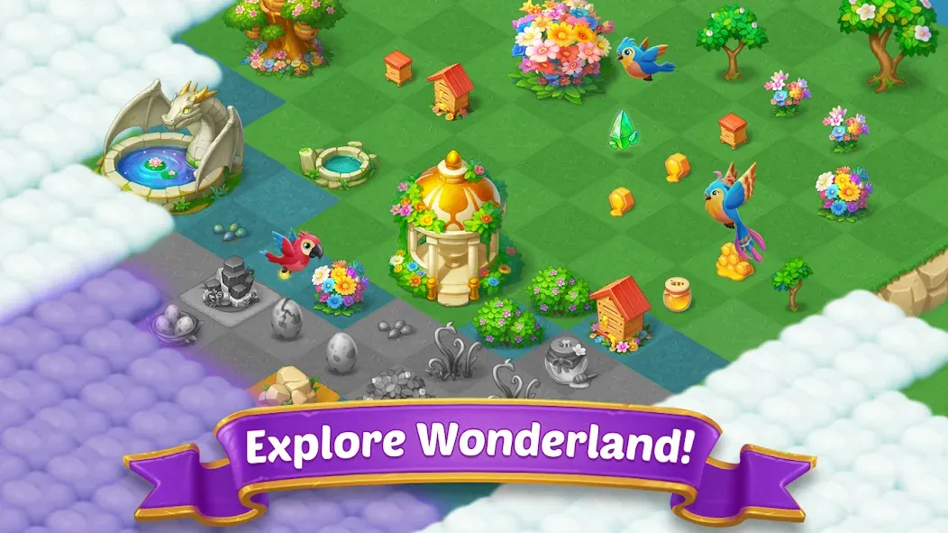 Merge Castle: Match 3 Puzzle (Мердж Кастл) [МОД Много денег] Screenshot 2