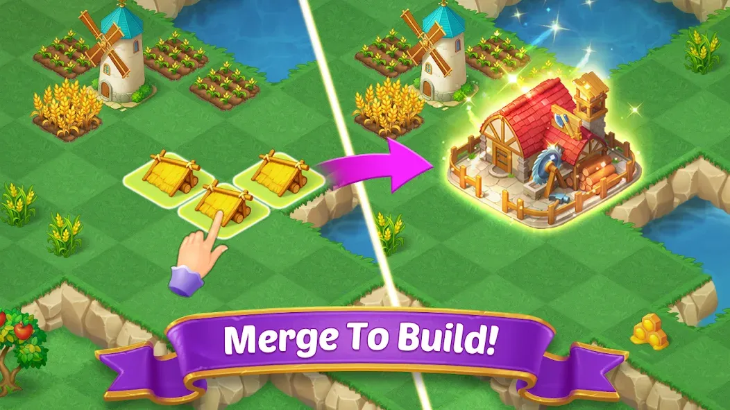Merge Castle: Match 3 Puzzle (Мердж Кастл) [МОД Много денег] Screenshot 3