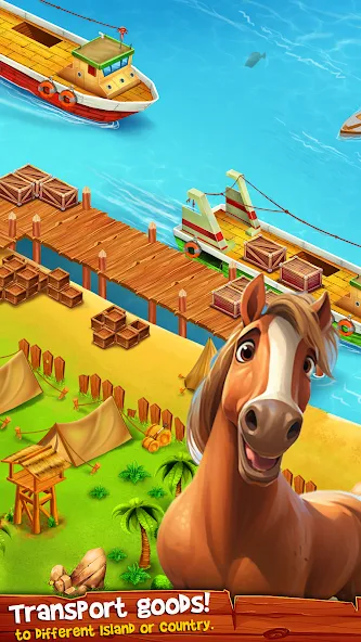 Country Valley Farming Game (Парадайз Хей Фарм Айленд) [МОД Unlimited Money] Screenshot 5