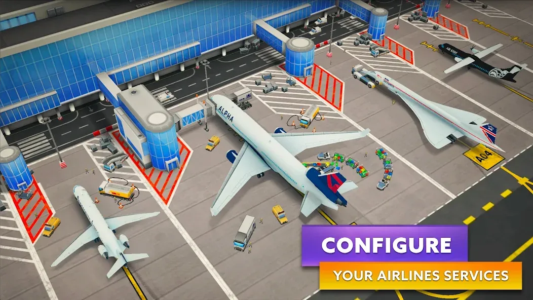 Airport Simulator: Tycoon Inc. (Эйрпорт Симулятор) [МОД Меню] Screenshot 3