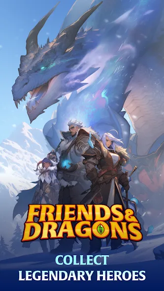 Friends & Dragons - Puzzle RPG [МОД Меню] Screenshot 1