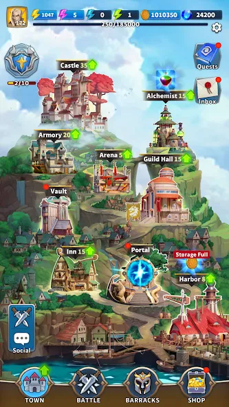 Friends & Dragons - Puzzle RPG [МОД Меню] Screenshot 3