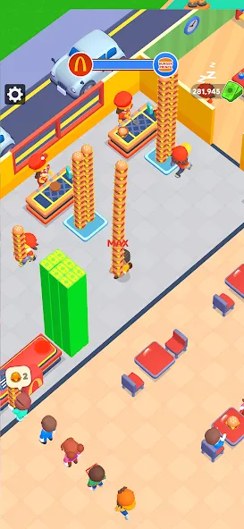 My Burger Shop: Burger Games (Май Бургер Шоп Игры) [МОД Бесконечные деньги] Screenshot 3