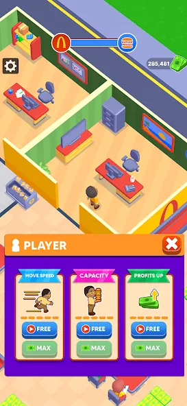 My Burger Shop: Burger Games (Май Бургер Шоп Игры) [МОД Бесконечные деньги] Screenshot 4