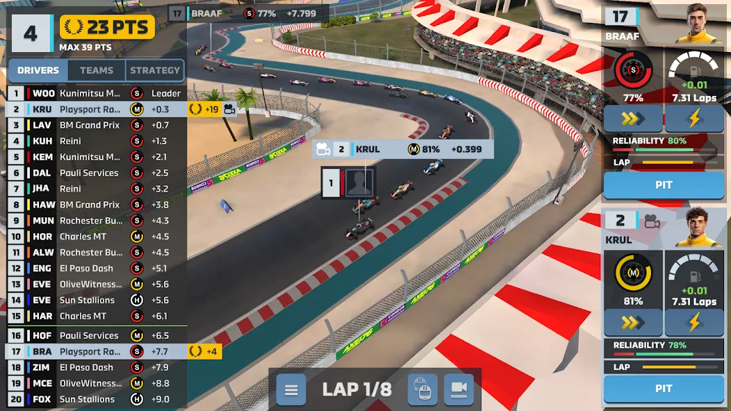 Motorsport Manager Game 2024 (Моторспорт менеджер онлайн 2023) [МОД Menu] Screenshot 5
