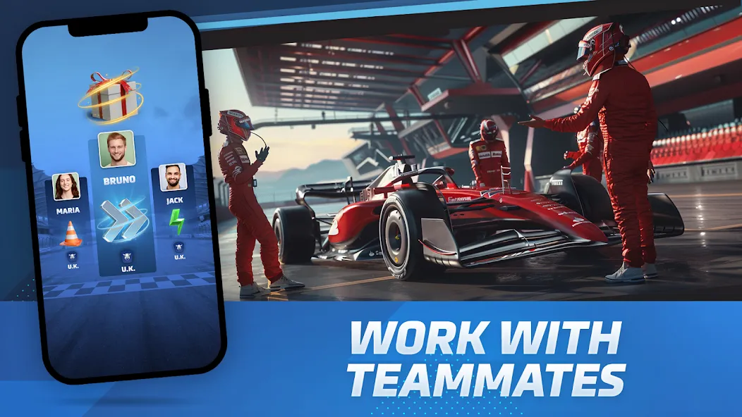 Racing Rivals: Team Car Game (Моторспортивные соперники) [МОД Все открыто] Screenshot 4