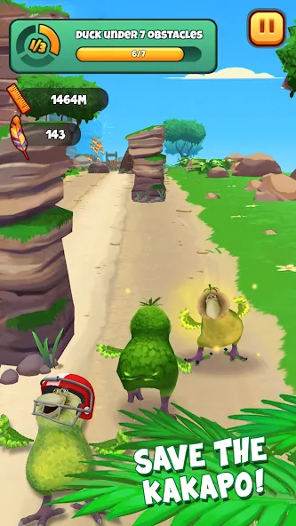Kakapo Run: Animal Rescue Game (Какапо Ран) [МОД Много монет] Screenshot 3