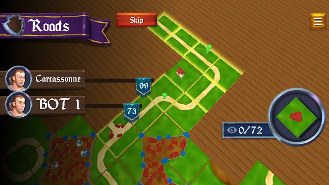 War of Carcassonne board Games (Каркассон) [МОД Unlocked] Screenshot 5