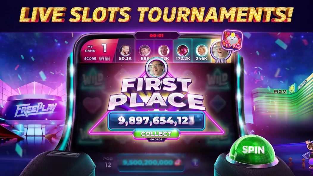 POP! Slots™ Vegas Casino Games [МОД Меню] Screenshot 3