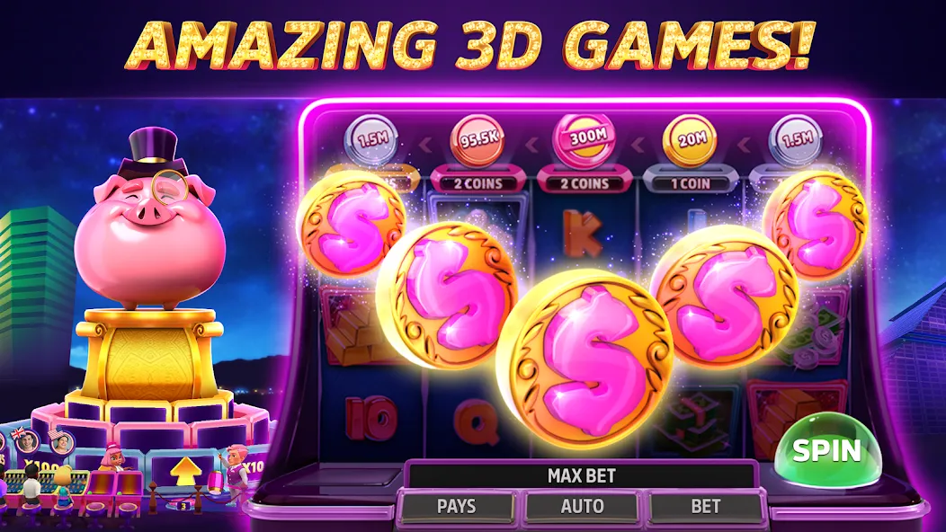 POP! Slots™ Vegas Casino Games [МОД Меню] Screenshot 4