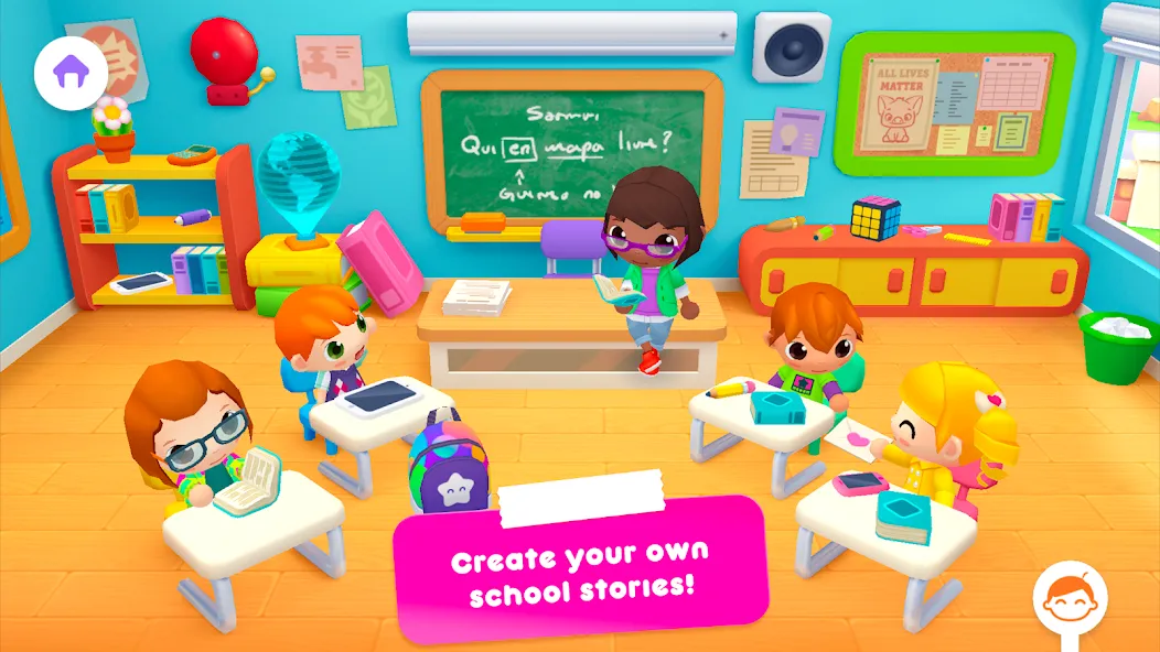 Sunny School Stories (Санны Скул Сториз) [МОД Бесконечные деньги] Screenshot 1