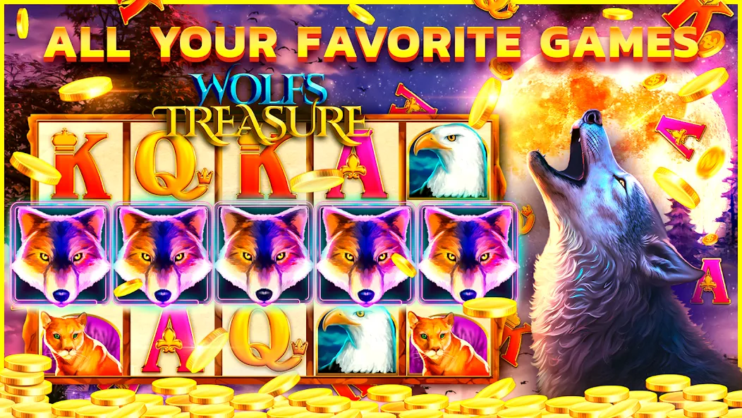 Legandary slots Casino Games [МОД Mega Pack] Screenshot 1