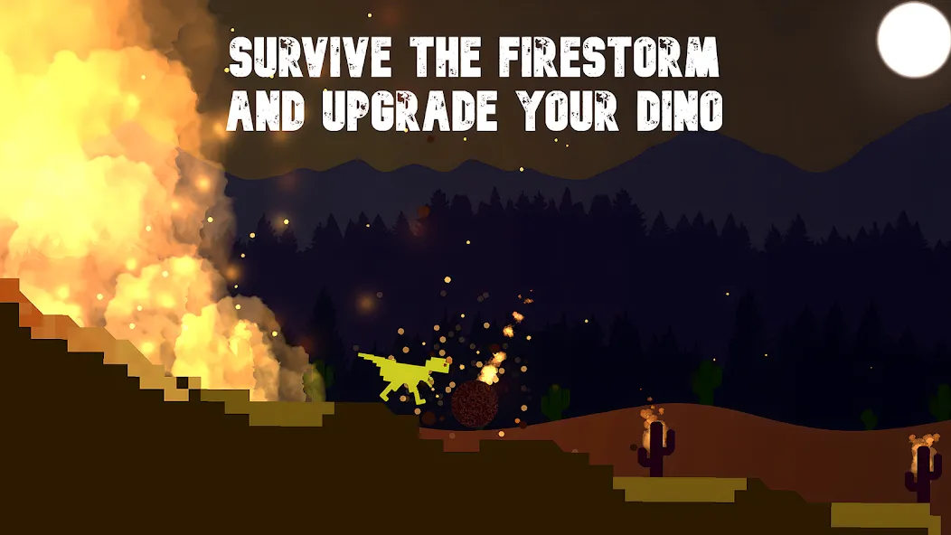 Dino Run Survival (Дино Ран Сурвайвал) [МОД Бесконечные монеты] Screenshot 1
