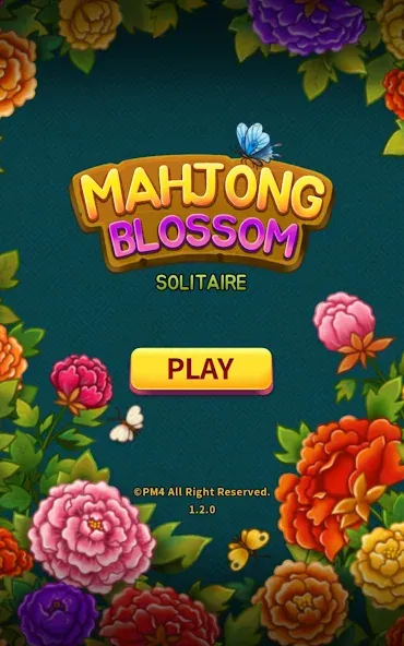 Mahjong Blossom Solitaire [МОД Menu] Screenshot 1