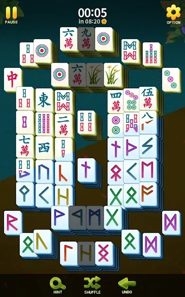 Mahjong Blossom Solitaire [МОД Menu] Screenshot 3